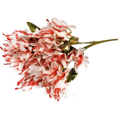 Bukiet 5 gałązek z kwiatami azalii kolor biały