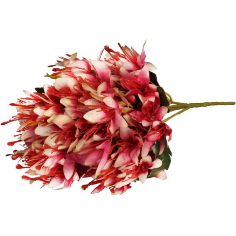 Bukiet 5 gałązek z kwiatami azalii kolor różowy