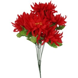 Bukiet 7 chryzantem strzępiastych 40 cm kolor czerwony
