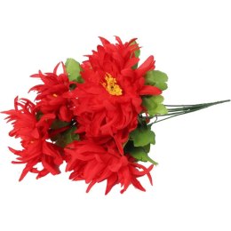 Bukiet 7 chryzantem strzępiastych 40 cm kolor czerwony