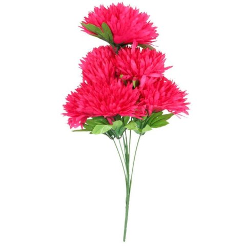 Bukiet 7 chryzantem strzępiastych w kolorze ciemnego różu