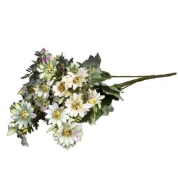 Bukiet 7 gałązek z 35 kwiatami chryzantemy kolor zielony