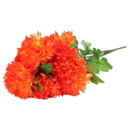 Bukiet 9 chryzantem strzępiastych w kolorze pomarańczowym