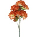 Bukiet Szlachetnych Chryzantem w Jasnym Odcieniu Brązu - Sztuczne Kwiaty na Wszystkich Świętych