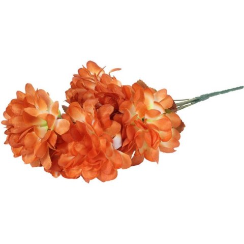 Bukiet Szlachetnych Chryzantem w Jasnym Odcieniu Brązu - Sztuczne Kwiaty na Wszystkich Świętych