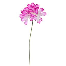 Chryzantema Sztuczna Pojedyncza Biało-Fioletowa 35 cm do Dekoracji na Wszystkich Świętych