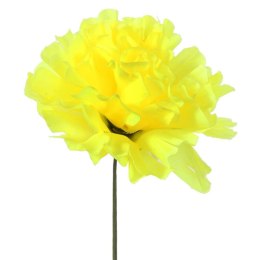 Chryzantema pojedynka bez listka jasno żółta 35 cm