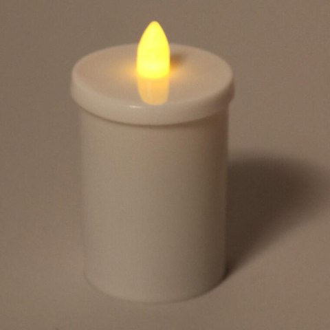 Czerwony Znicz Elektryczny na Baterie z Efektem Prawdziwego Płomienia, 17.2cm