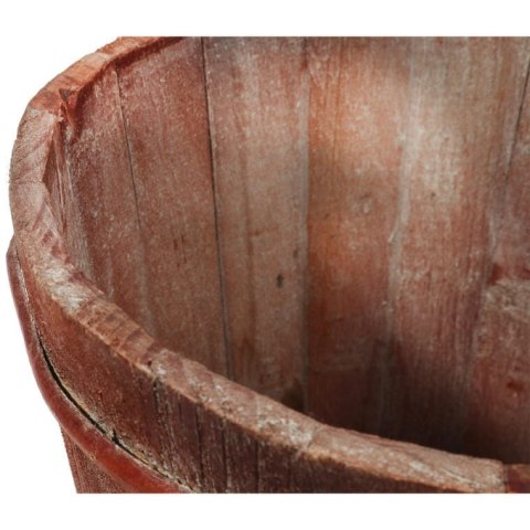 DONICA OSŁONKA DREWNIANA BRĄZOWA ŚREDNICA 23CM
