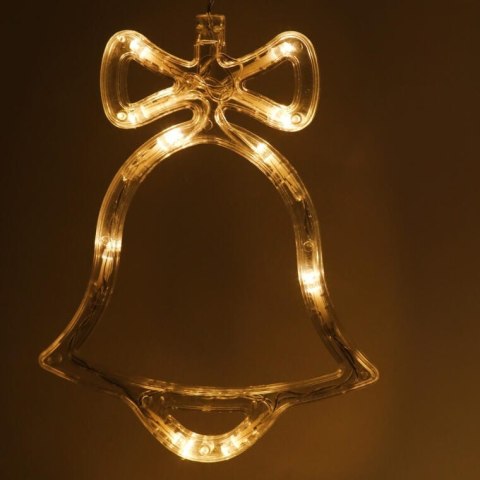 Dekoracja Świąteczna LED 138 świateł z Gwiazdkami, Dzwonkami i Reniferami Białe Światło