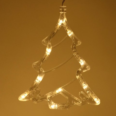 Dekoracja Świąteczna LED 138 świateł z Gwiazdkami, Dzwonkami i Reniferami Białe Światło