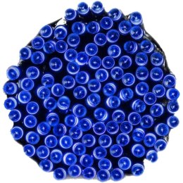 Dekoracja Świetlna Niebieska LED na Zewnątrz IP44, Połączeniowa, Energiaoszczędna, 100 Lampek