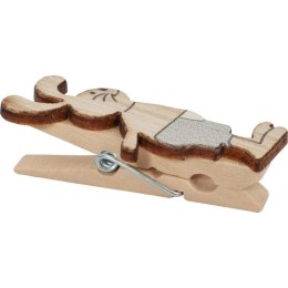 Drewniane Klamerki Dekoracyjne w Kształcie Zająca - 3 sztuki