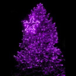 Fioletowe Lampki Choinkowe LED - 240 sztuk z Programatorem, Do Użytku Wewnętrznego i Zewnętrznego, Standardy EU, Energooszczędne