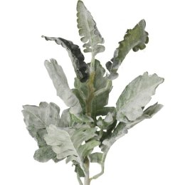 Gałązka Sztucznych Omszałych Liści 45 cm zielona