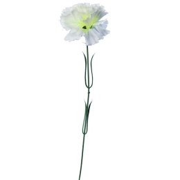 Goździk pojedynka w kolorze białym 46 cm