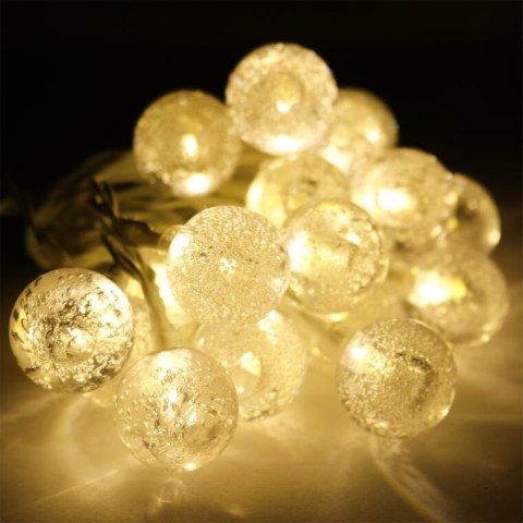 Komplet Choinkowych Lamp LED 20 Sztuk, Kolor Ciepły Biały, Bezpieczne i Energooszczędne, Polska Dystrybucja