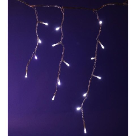 Kurtyna świetlna LED 100 lampek, Biały Zimny, Energooszczędna, do Użytku Domowego i Profesjonalnego