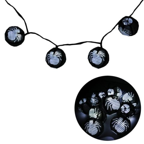 LAMPKI 10 LED PAJĄKI SZNUR DEKORACYJNY NA BATERIE