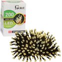 Lampki Choinkowe 200 LED z Energooszczędnymi Diodami, Kolor Ciepły Biały, Wewnętrzne, W Ringu, Zgodne z Normami UE
