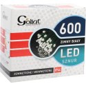 Lampki Choinkowe Łańcuch LED 600 sztuk Zewnętrzne Zimny Biały 30m IP44 Sieciowe