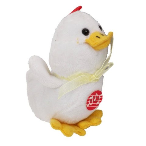 MASKOTKA WIELKANOCNA KURKA BIAŁA Z POZYTYWKĄ