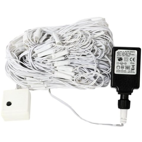 Niebieska Siatka Świetlna LED 180 diod - Dekoracja Choinkowa i Pomieszczeń IP20