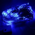 Niebieska Siatka Świetlna LED 180 diod - Dekoracja Choinkowa i Pomieszczeń IP20