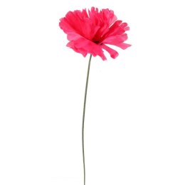 Różowa Sztuczna Chryzantema 35 cm Bez Listka do Dekoracji Kompozycji Pamięciowych