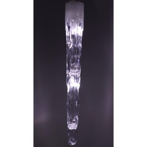 Świetlne Sople Dekoracyjne z Pilotem, 24 szt, Zmiana Kolorów (2 w 1), Zasilanie Sieciowe, Wielofunkcyjne, Zegar Czasowy, Do Użyt