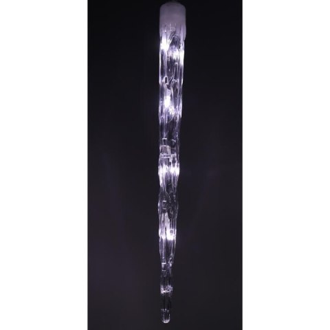 Świetlne Sople Dekoracyjne z Pilotem, 24 szt, Zmiana Kolorów (2 w 1), Zasilanie Sieciowe, Wielofunkcyjne, Zegar Czasowy, Do Użyt