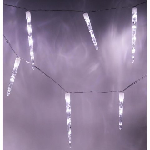 Świetlne Sople Dekoracyjne z Pilotem, 24 szt, Zmiana Kolorów (2 w 1), Zasilanie Sieciowe, Wielofunkcyjne, Zegar Czasowy, Do Użyt