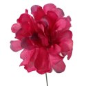 Sztuczna Chryzantema Bordowa 35 cm bez listka do Dekoracji Miejsca Pamięci