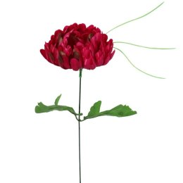 Sztuczna Chryzantema Ciemno Różowa 45 cm - Dekoracja na Wszystkich Świętych