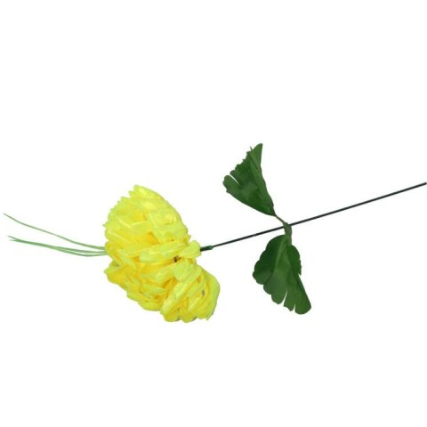 Sztuczna Chryzantema Żółta 45 cm - Dekoracja na Wszystkich Świętych