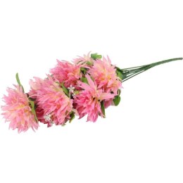 Sztuczny Bukiet 10 Jasnoróżowych Chryzantem - Dekoracja na Wszystkich Świętych