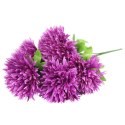 Sztuczny Bukiet Fioletowych Chryzantem Strzępiastych - Dekoracja na Wszystkich Świętych