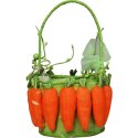 Wielkanocny Koszyk Ozdobny w Kształcie Marchewek