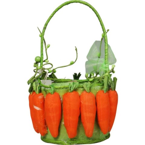 Wielkanocny Koszyk Ozdobny w Kształcie Marchewek