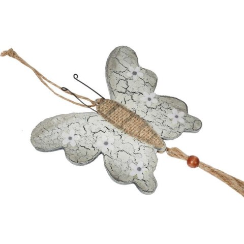 Wielkanocny Motyl - Drewniana Zawieszka w Kolorze Zacieranego Brązu