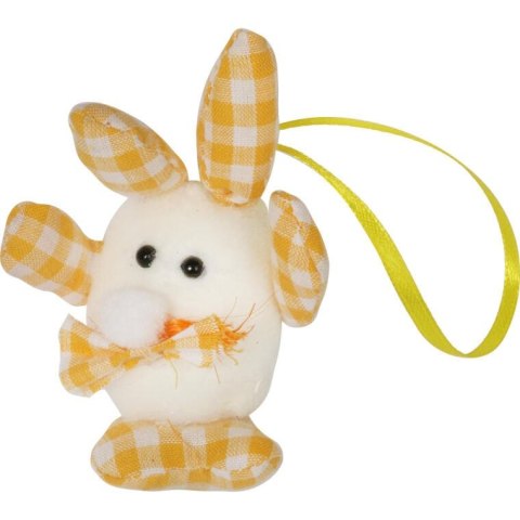 Zestaw Wielkanocnych Zawieszek Dekoracyjnych z Siankiem - Kolor Pomarańczowy