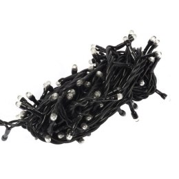 Zewnętrzna Dekoracja Świetlna 100 LED Biała - Łączalna, Wodoodporna, Energooszczędna