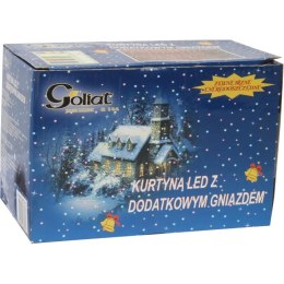 Zielona Dekoracja Świetlna - Sople LED 100 Lamp z Dodatkowym Gniazdem, IP44, Energooszczędna, do Użytku Zewnętrznego