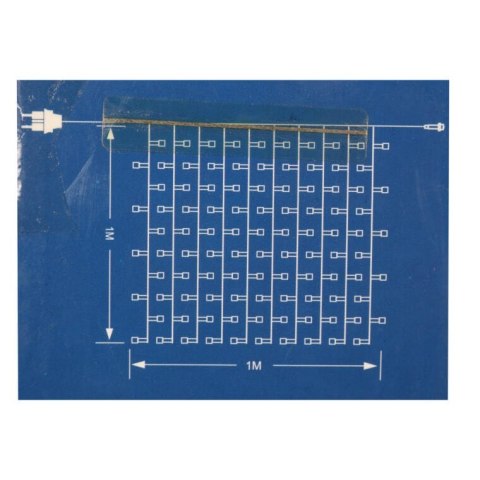 Zielona Dekoracja Świetlna - Sople LED 100 Lamp z Dodatkowym Gniazdem, IP44, Energooszczędna, do Użytku Zewnętrznego