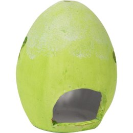 Zielony Ceramiczny Lampion w Kształcie Jajka 14cm