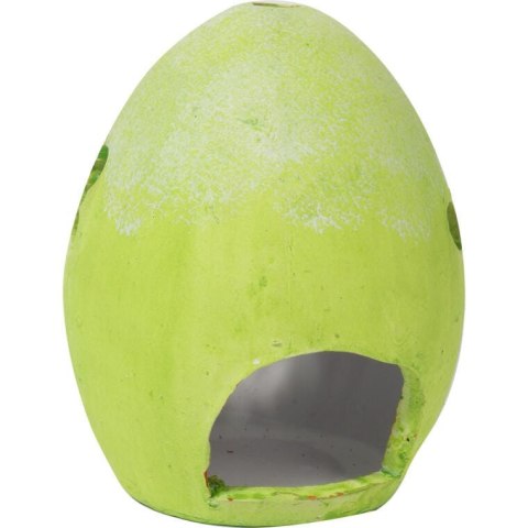 Zielony Ceramiczny Lampion w Kształcie Jajka 14cm