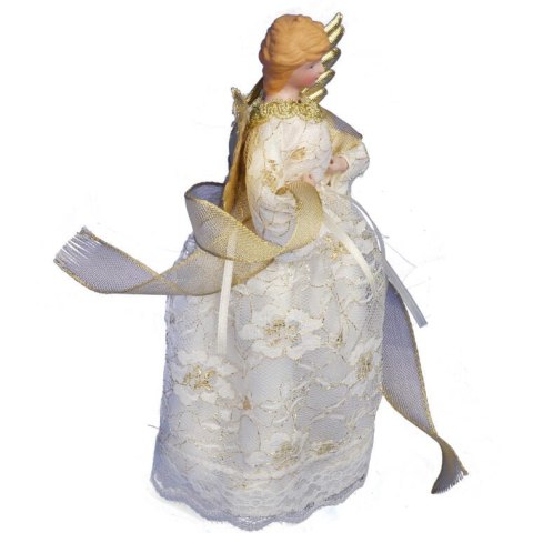 ANIOŁ DO POSTAWIENIA SZPIC NA CHOINKĘ 25 CM