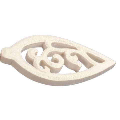 BIAŁA ZAWIESZKA CHOINKOWA W KSZTAŁCIE SOPLA