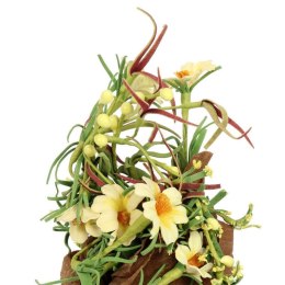 DEKORACJA WIOSENNA KOMPOZYCJA KWIATOWA ŻÓŁTA