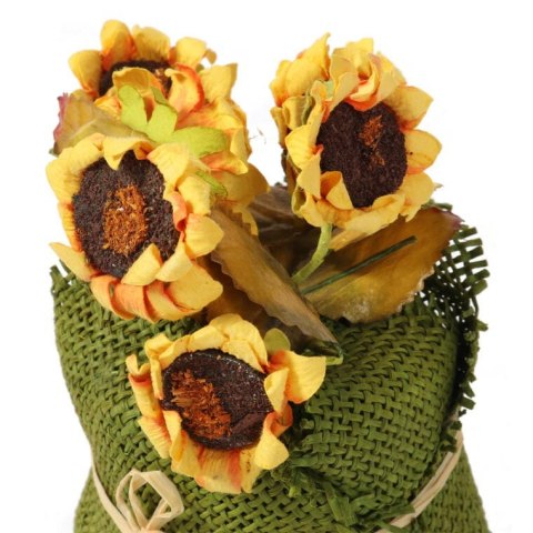 DEKORACJA WIOSENNA KOMPOZYCJA KWIATOWA ŻÓŁTE SŁONECZNIKI